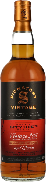 Secret Speyside 2011/2024 - Signatory Vintage 2011 Batch #11