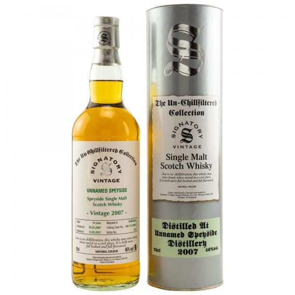 Unnamed Speyside 14 Years 2007/2021 Single Malt Scotch Whisky
